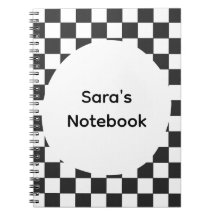 Caderno Espiral Personalizado Xadrez