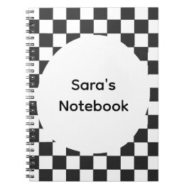Caderno Espiral Personalizado Xadrez