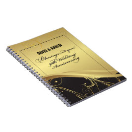 Caderno Espiral Personalizar, 50º Aniversário de Casamento Religio