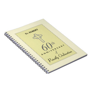 Caderno Espiral Personalizar, 60 anos do padre emboscado