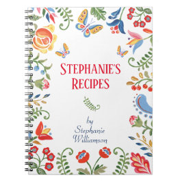 Caderno Espiral Personalizar a Personalização da Arte de Folha de 