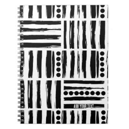 Caderno Espiral PERSONALIZAR: Listras e Pontos | Diário para noteb