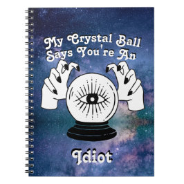 Caderno Espiral Personalizar Minha Bola Cristal Diz...