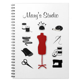 Caderno Espiral Personalizar o Bloco de Notas de Texto