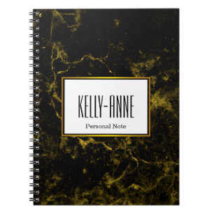 Caderno Espiral Personalizar o Designer de Textura de Mármore de 