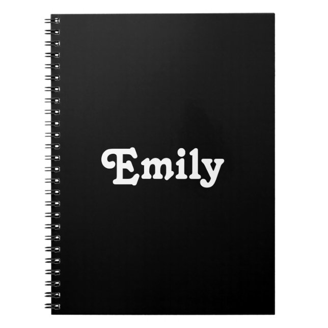 Caderno Espiral personalizar o nome - notebook (Frente)