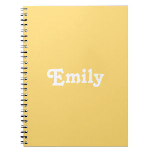 Caderno Espiral personalizar o nome - notebook