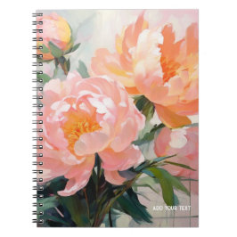 Caderno Espiral PERSONALIZAR: Pequim Rosa | Diário para notebook
