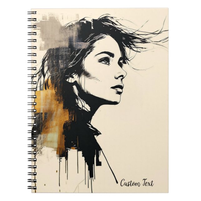 Caderno Espiral PERSONALIZAR: Pesquisar | Notebook de oração (Frente)