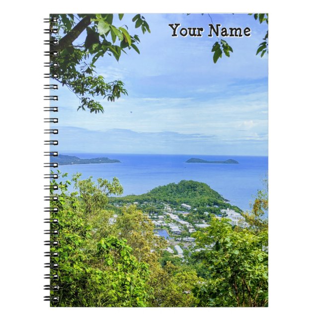 Caderno Espiral Personalizar Praia do Cairns (Frente)