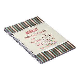 Caderno Espiral Personalize, Do Grupo, Feliz Dia das Enfermeiras,
