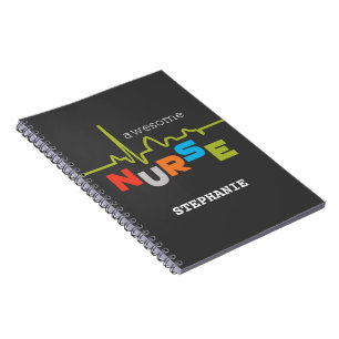 Caderno Espiral Personalize, Enfermeira Incrível no Dia das Enfer