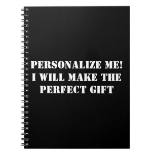 Caderno Espiral Personalize isto