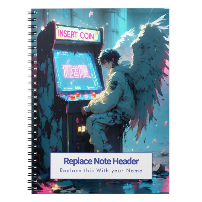 Caderno Espiral Personalized Anime Themed Notebook (Frente)