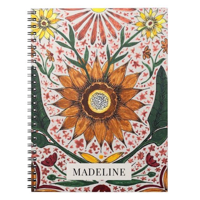 Caderno Espiral Personalized Botanical Notebook (Frente)