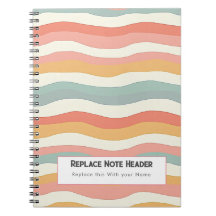 Personalized Colorful Wave Patterned 