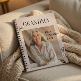 Caderno Espiral Personalized Grandma Notebook | Best Grandma Ever 
