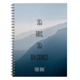 Caderno Espiral Personalized minimalist 365 dias 365