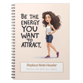 Caderno Espiral Personalized Motivational Notebook