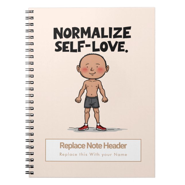 Caderno Espiral Personalized Motivational Notebook (Frente)
