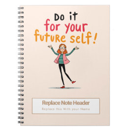 Caderno Espiral Personalized Motivational Notebook