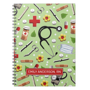 Caderno Espiral personalized nurse gift ideas notebook