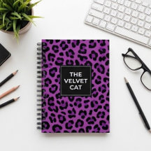 Personalized Purple Leopard Print