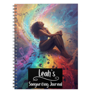 Caderno Espiral PERSONALIZED Rap Hip Hop Songwriting Journal