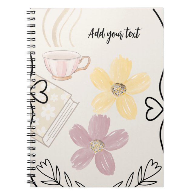 Caderno Espiral Personalized Spiral Photo Love Notebook (Frente)