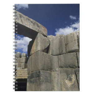 Caderno Espiral Peru, Cuzco, fortaleza de Sacsayhuaman, bom exempl