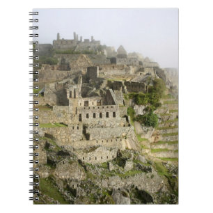 Caderno Espiral Peru, Machu Picchu. A antiga cidade de Machu