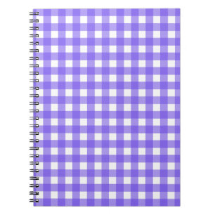 Caderno Espiral Pervinca e guingão branco