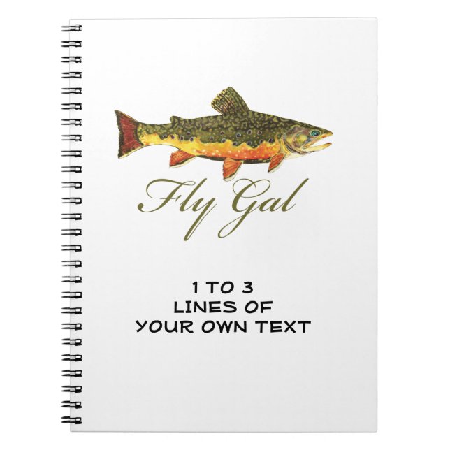 Caderno Espiral Pesca com mosca (Frente)