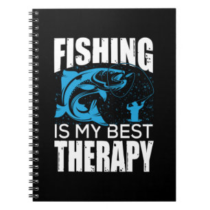 Caderno Espiral Pesca De Peixe É A Minha Melhor Terapia
