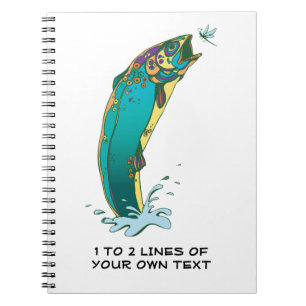 Caderno Espiral Pesca de trutas