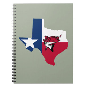 Caderno Espiral Pesca do Texas