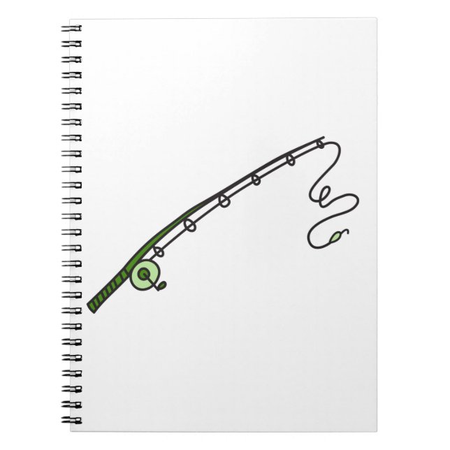 Caderno Espiral Pesca Rod (Frente)