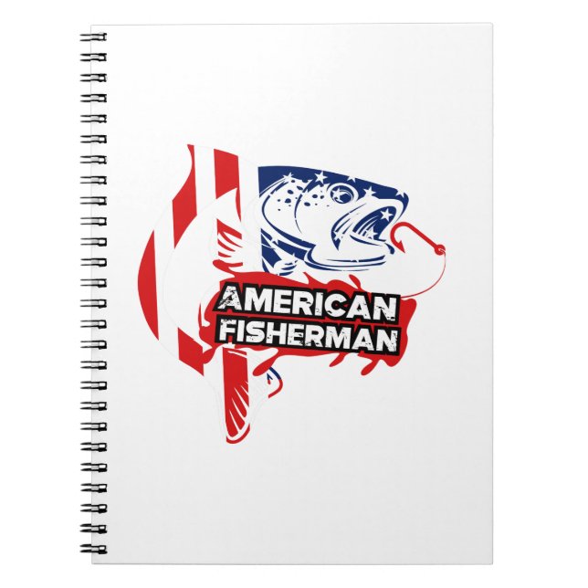 Caderno Espiral pescador americano (Frente)
