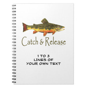 Caderno Espiral Pescadores de Trout Fly
