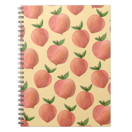 Caderno Espiral Pêssegos