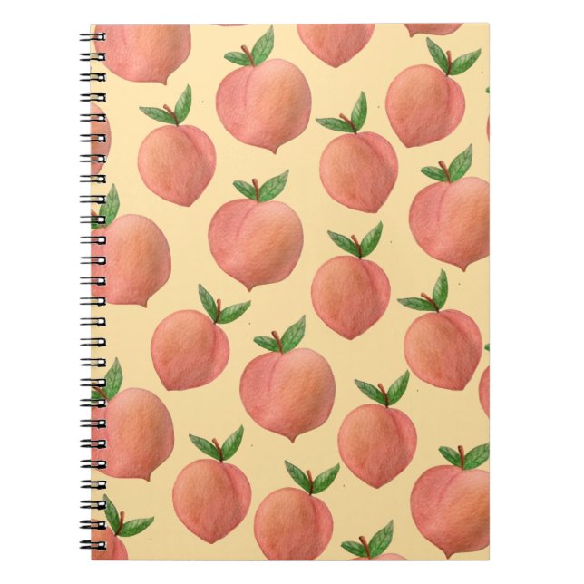 Caderno Espiral Pêssegos (Frente)