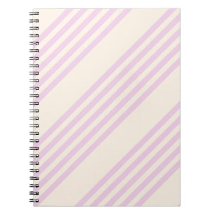 Caderno Espiral Pêssegos e creme com cinco faixas