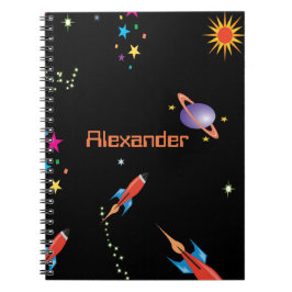 Caderno Espiral Pessoal da Space Rocket Boys