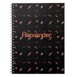 Caderno Espiral Pessoal da Space Rocket Boys