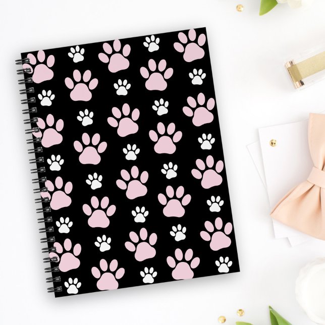 Caderno Espiral Pestanas, Patas Rosa, Patas Cachorros, Patas Anima (Criador carregado)