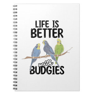 Caderno Espiral Pet Bird Pássaros Animais Orçamento Ideias Dad