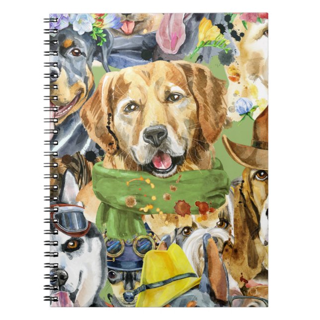 Caderno Espiral Pet Pets de Cães (Frente)