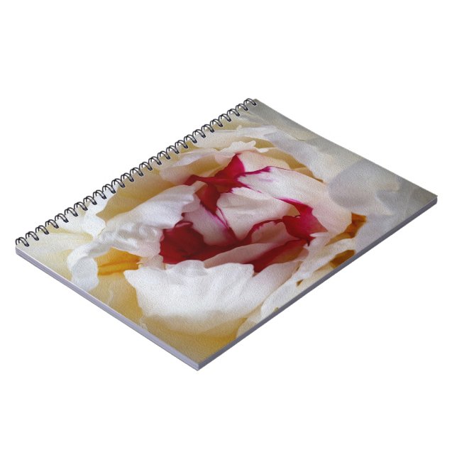 Caderno Espiral pétalas de pénia (Left Side)