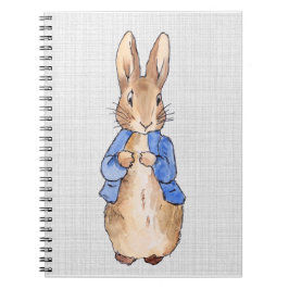 Caderno Espiral Peter com uma Cinza de fundo Linen