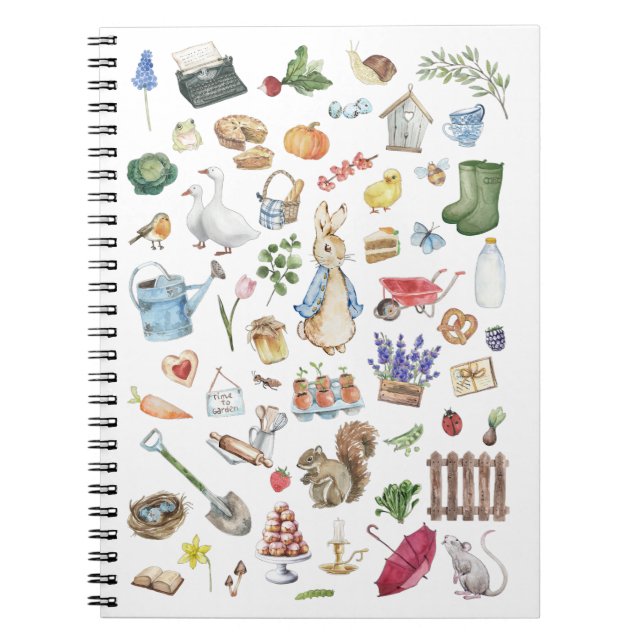 Caderno Espiral Peter, o Coelho (Frente)